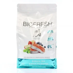 Alimento seco súper premium natural grain free Biofresh gatitos sabor Salmón